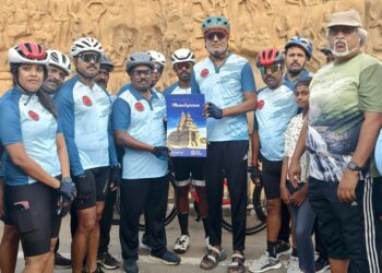 Brochure on ‘Lesser Known Monuments of Mamallapuram’ Launched by ECR Riders