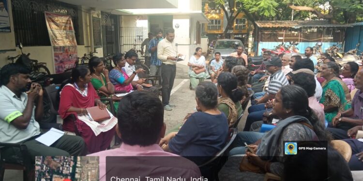 Area Sabha conducted in Ward 179