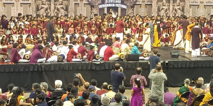 Clicks from Cleveland Thyagaraja Festival in the US
