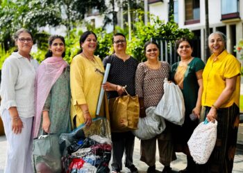 Collection drive and repair mela at Clover By The River