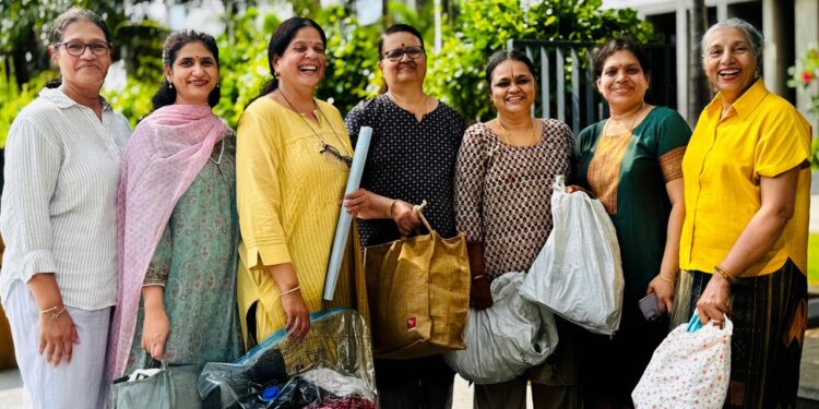 Collection drive and repair mela at Clover By The River