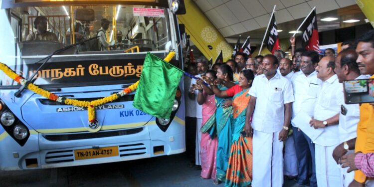 New women-only buses launched to boost connectivity in Chennai suburbs