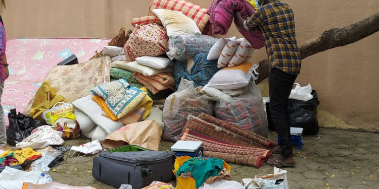 Dry Waste Collection Drive for sustainable waste management at Perumbakkam