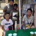 Kids beat summer boredom with refreshing drink stall