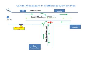 Traffic changes on S.P.Road to ease congestion
