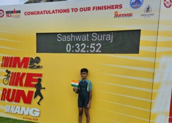 Neighbourhood youngster conquers IronKid Triathlon in Vietnam