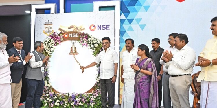 CM Stalin rings bell for Chennai Corporation’s ₹200 crore Municipal Bonds listing on NSE