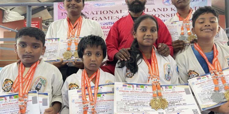 Young Karate champions shine in Thailand