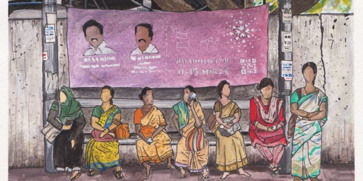 ‘Aval Idam’ Photo Exhibition at Thiruvanmiyur MRTS Park