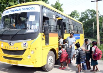 Chennai schools get four new buses to support 373 students