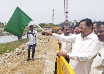 Minister Duraimurugan Launches Major ₹338 Crore Flood Control Project in Chennai Region