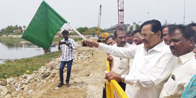 Minister Duraimurugan Launches Major ₹338 Crore Flood Control Project in Chennai Region