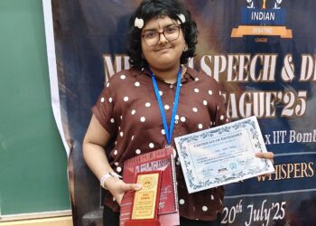 Adyar Student Wins Gold at National Debate Tournament, Qualifies for Harvard Selection