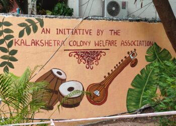 Art walls adorn Kalakshetra Colony