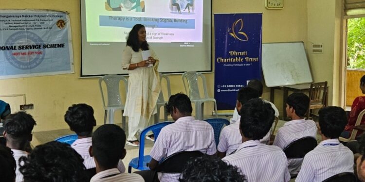 Dhruti Trust Conducts Mental Health Workshop at Vepery College