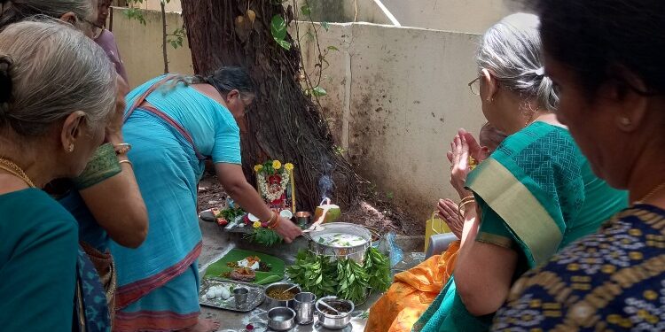 Sakambari Women’s Group Celebrates Aadi Festival