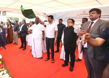 Deputy CM Udhayanidhi Stalin Inaugurates Perumbakkam Depot, Launches 135 New Electric Buses