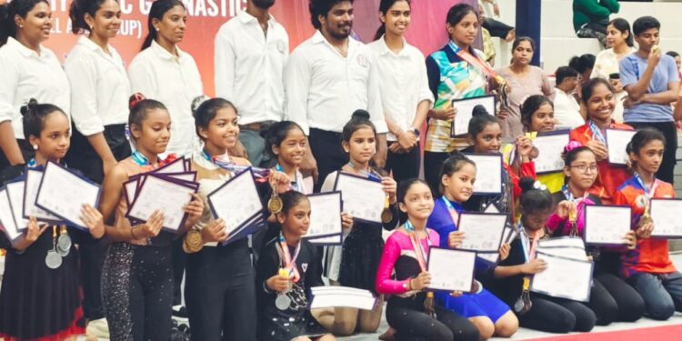 Budding Gymnasts Shine at Tamil Nadu State Championship