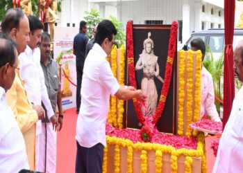 CM Unveils Statue of Rani Velu Nachiyar in Chennai