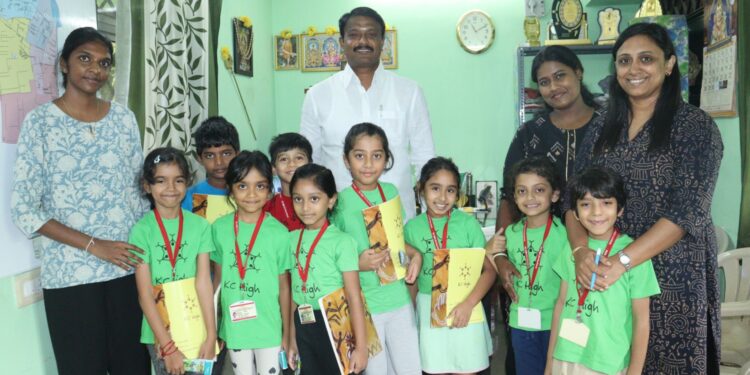 Young Minds Meet Councillor in Kotturpuram