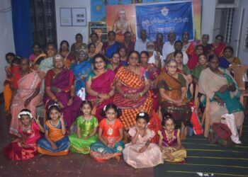 Thambras Celebrates Navaratri with Charity and Bhajan