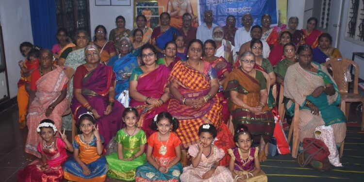 Thambras Celebrates Navaratri with Charity and Bhajan