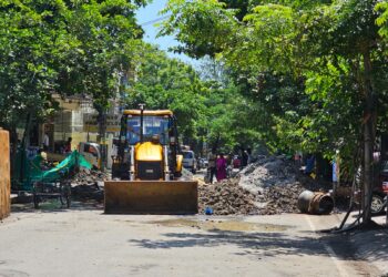 Sastri Nagar Residents Reel Under Double Diversion Chaos
