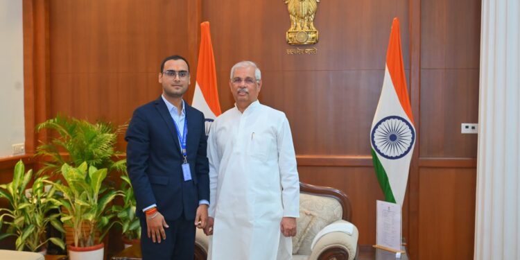 SRM Professor receives appreciation from the Union Finance Ministry